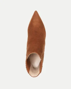 Lisa Suede Stiletto-Heel Bootie><noscript><img width=