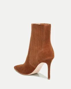 Lisa Suede Stiletto-Heel Bootie><noscript><img width=