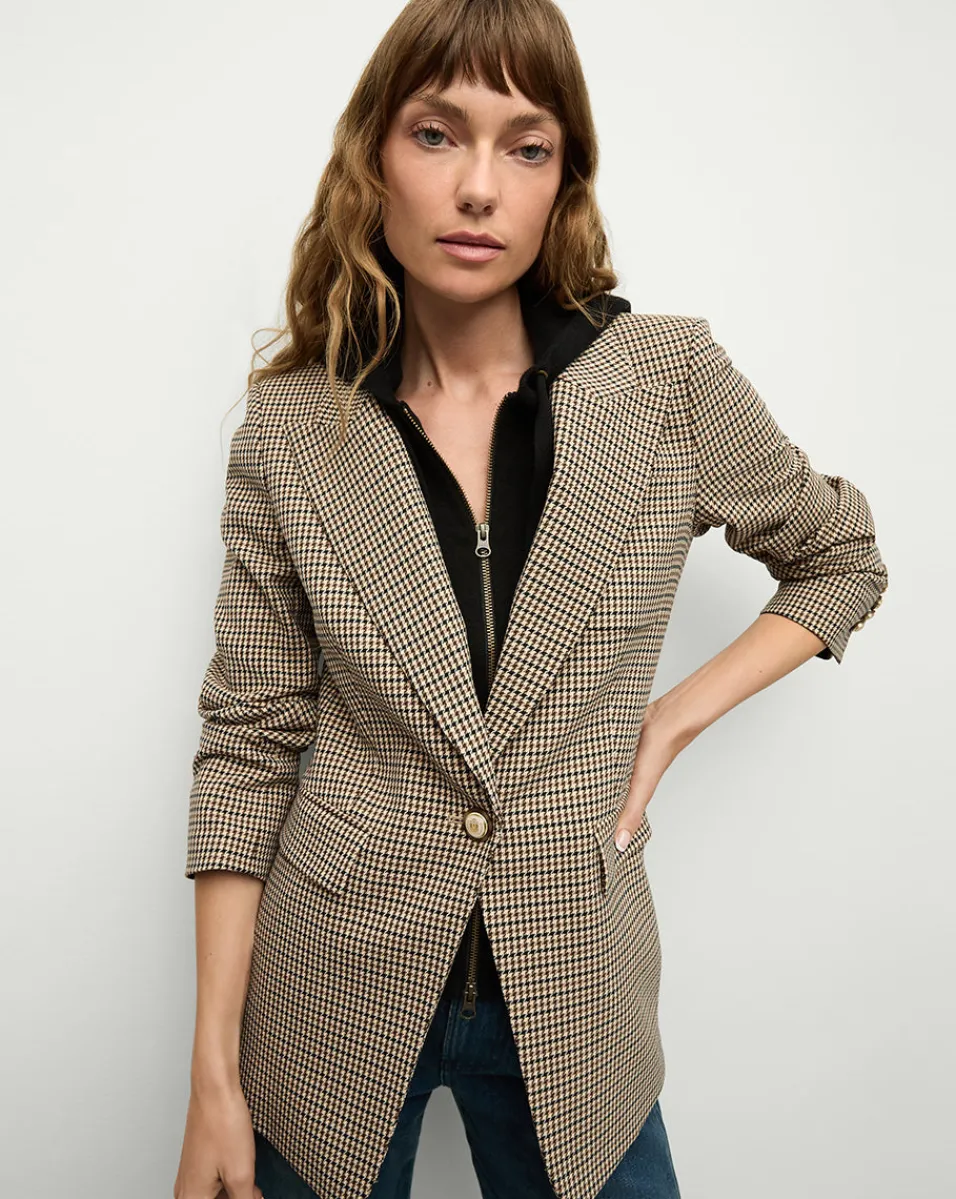 Livvy Dickey Jacket | Houndstooth Blazer>Veronica Beard Hot