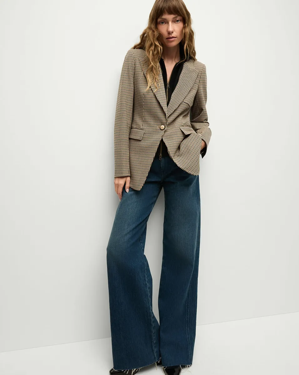 Livvy Dickey Jacket | Houndstooth Blazer>Veronica Beard Hot