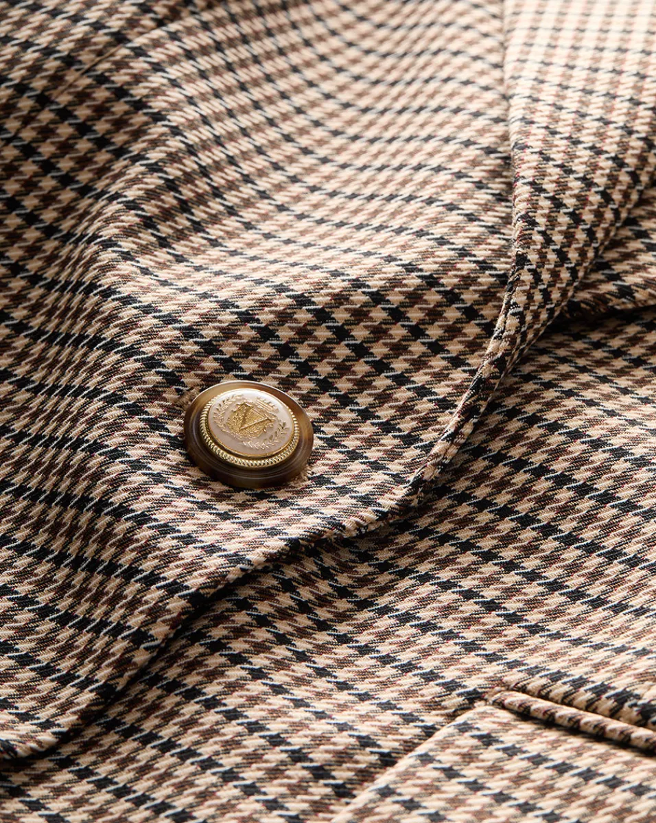 Livvy Dickey Jacket | Houndstooth Blazer>Veronica Beard Hot