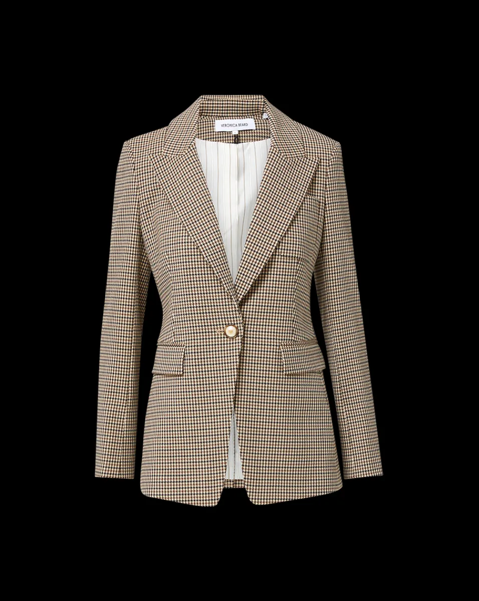 Livvy Dickey Jacket | Houndstooth Blazer>Veronica Beard Hot