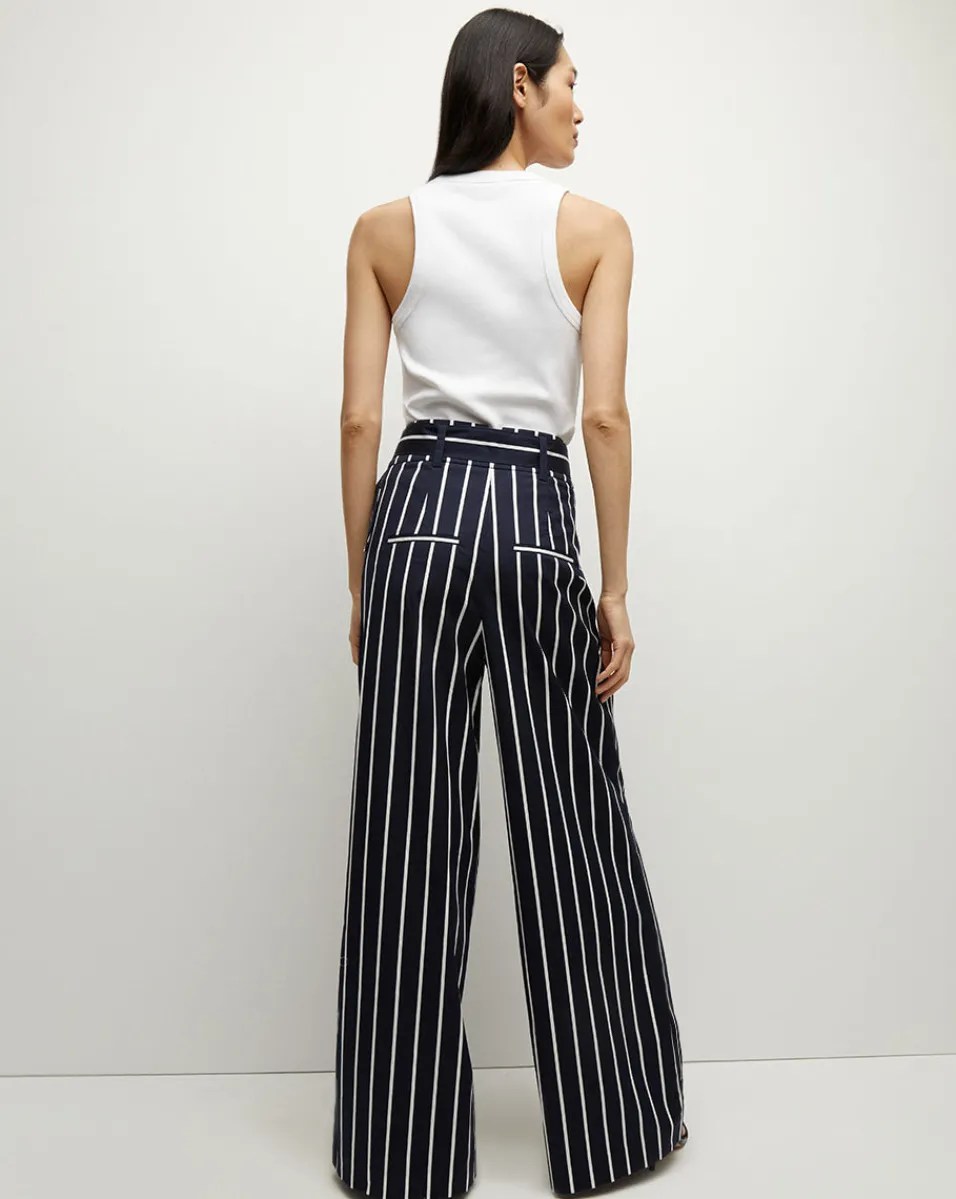 Maliyah Striped Wide-Leg Pant in>Veronica Beard Online