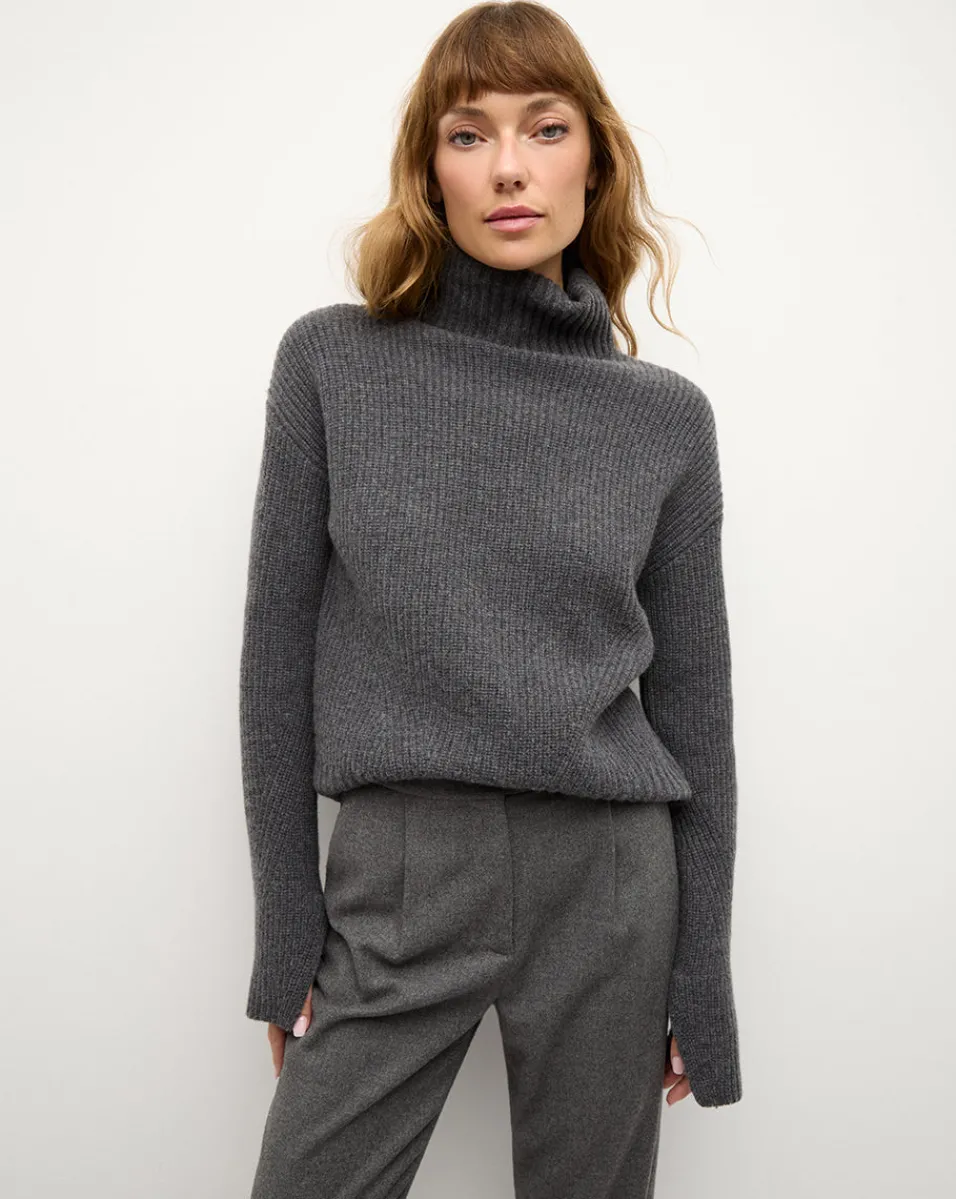 Matilda Merino Cashmere Turtleneck in>Veronica Beard New