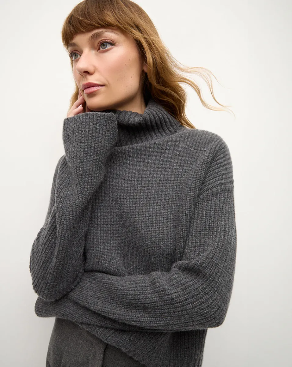 Matilda Merino Cashmere Turtleneck in>Veronica Beard New