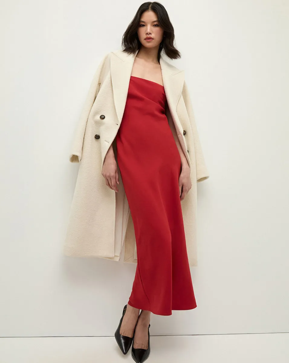 Mavis Maxi Slip Dress in Red>Veronica Beard Hot