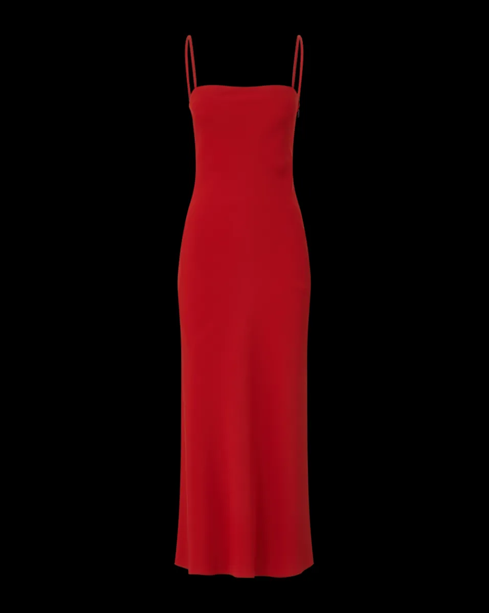 Mavis Maxi Slip Dress in Red>Veronica Beard Hot