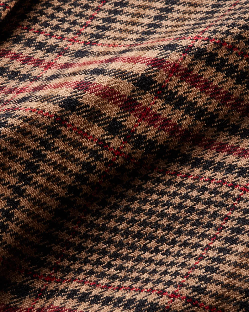 Maxine Plaid Maxi Skirt in Camel & Black>Veronica Beard New