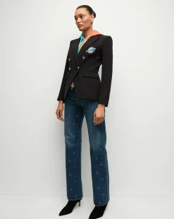 Miami Dolphins Dickey Jacket in Black/Silver><noscript><img width=