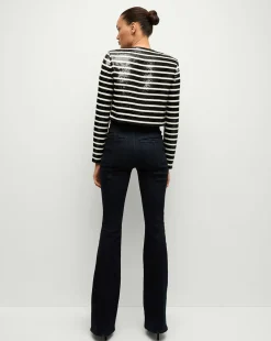 Mickey Sequin Cropped Jacket in Black/White><noscript><img width=