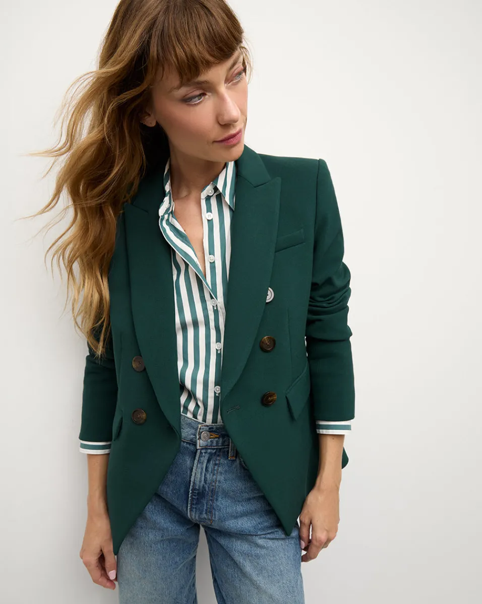 Miller Dickey Jacket in Dark Green>Veronica Beard