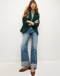 Miller Dickey Jacket in Dark Green>Veronica Beard