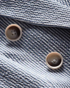 Miller Seersucker Dickey Jacket in>Veronica Beard Sale