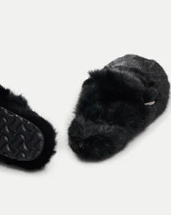 Mink Clog Slippers in>Veronica Beard Sale