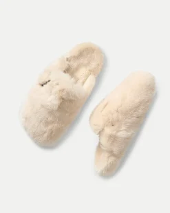 Mink Clog Slippers in>Veronica Beard New