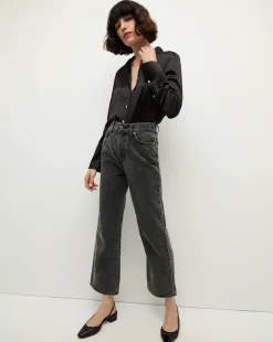 Monique Silk Button-Down Shirt in>Veronica Beard Best