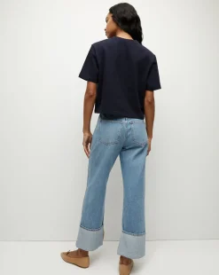 Monty Cotton Cropped Tee in><noscript><img width=