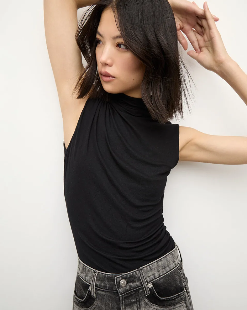 Mylie Sleeveless Top in>Veronica Beard Clearance