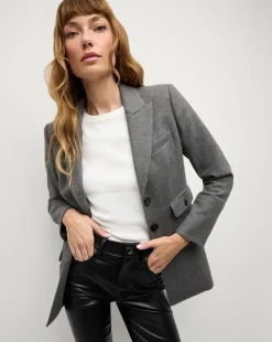 Nalani Dickey Jacket in Heather Grey><noscript><img width=