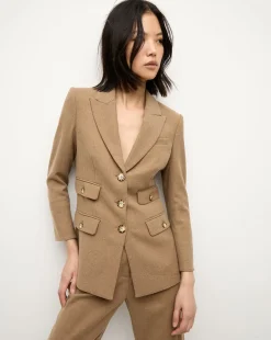 Nalani Dickey Jacket in Heather Russet>Veronica Beard Sale