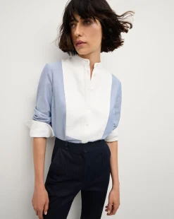 Naya Top in Blue Haze>Veronica Beard Online