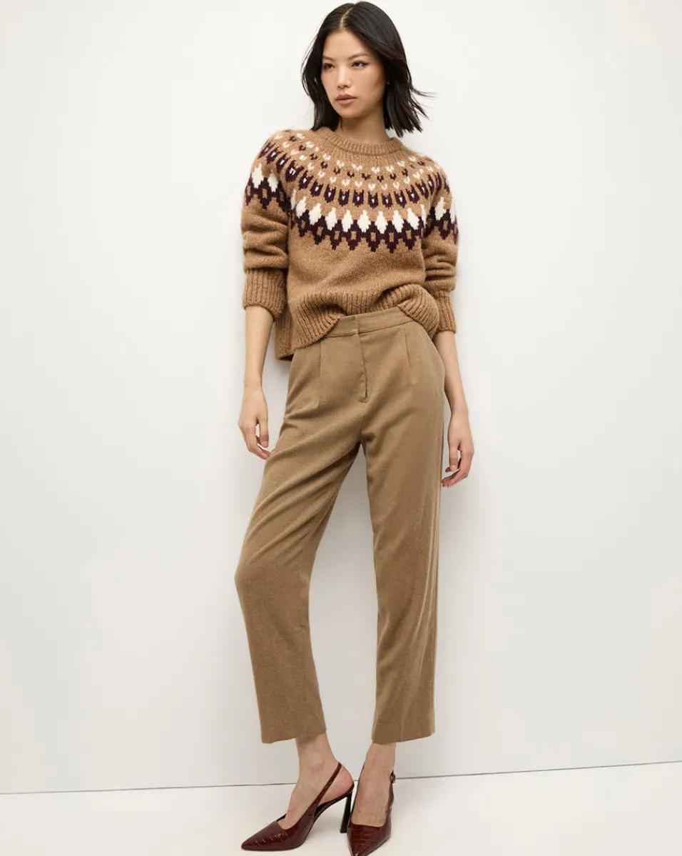 Netta Pant in Heather Russet>Veronica Beard New
