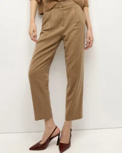 Netta Pant in Heather Russet>Veronica Beard New