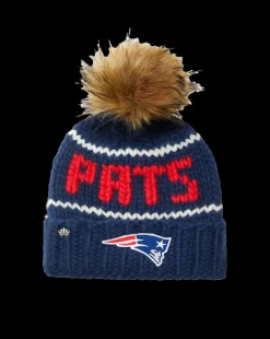 New England Patriots Beanie in Nautical Blue>Veronica Beard Hot