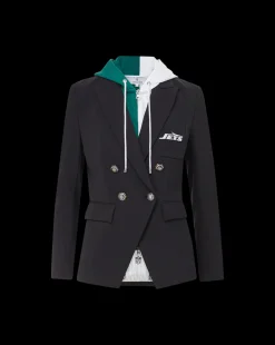 New York Jets Dickey Jacket in Black/Silver><noscript><img width=