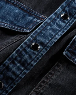 Noah Shirt Colorblock in Blue Star Colorblock><noscript><img width=