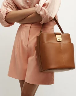 Noemi High-Waisted Linen Short><noscript><img width=