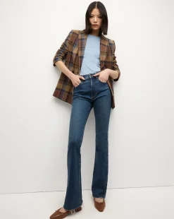 Oria Dickey Jacket in Russet Multi>Veronica Beard