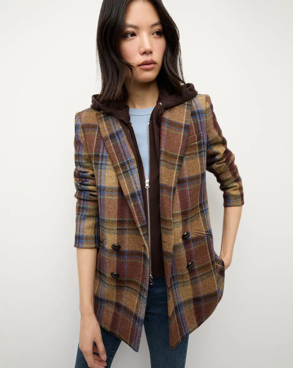 Oria Dickey Jacket in Russet Multi>Veronica Beard