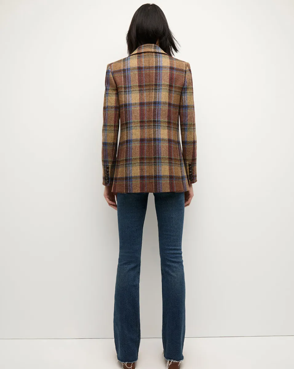 Oria Dickey Jacket in Russet Multi>Veronica Beard