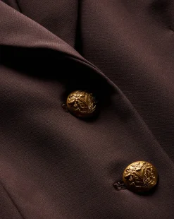 Orlane Dickey Jacket in Dark Chocolate><noscript><img width=