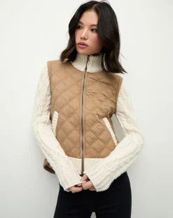 Patra Mixed-Media Jacket in>Veronica Beard Sale