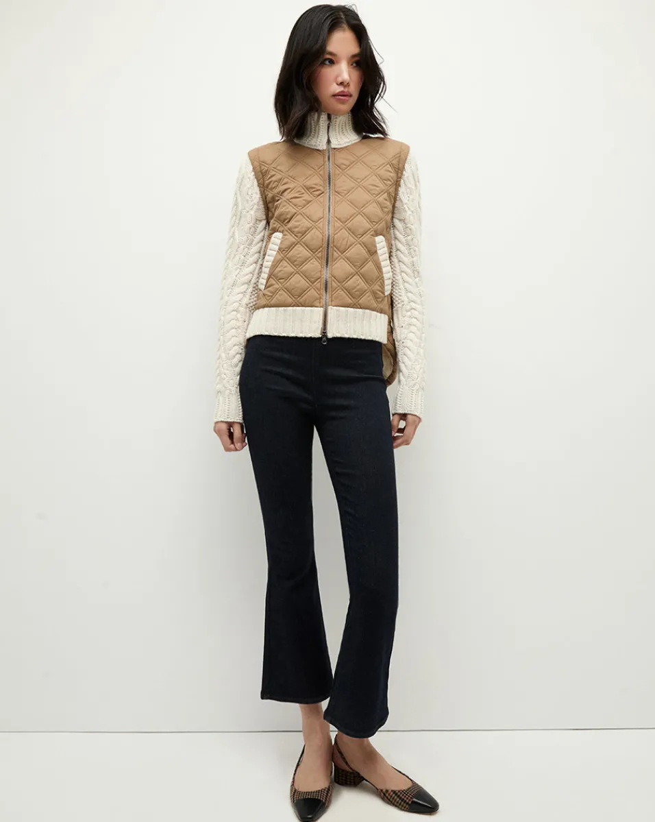 Patra Mixed-Media Jacket in>Veronica Beard Sale