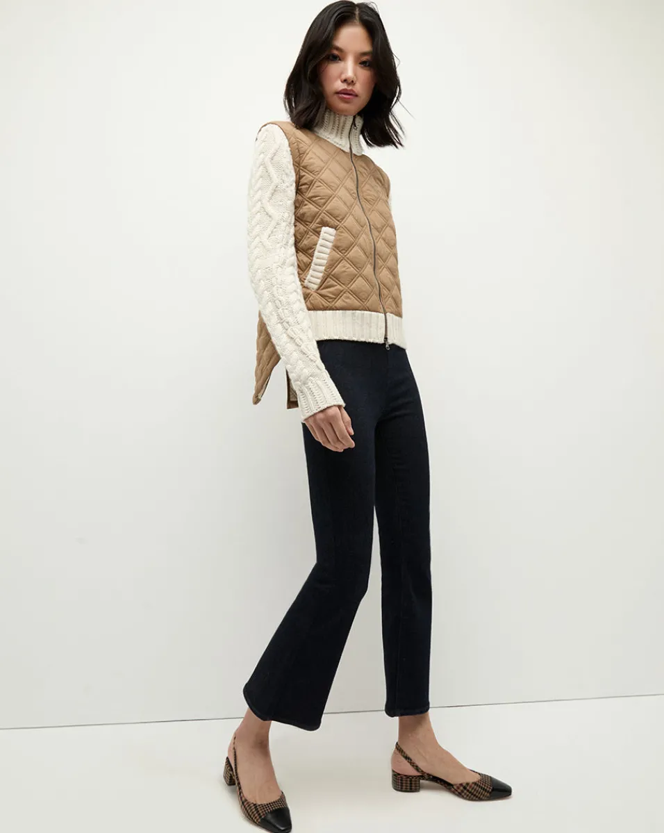 Patra Mixed-Media Jacket in>Veronica Beard Sale