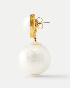 Pearl 2 Drop Earring | Post Backing in><noscript><img width=