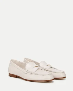 Penny Leather Loafer in>Veronica Beard