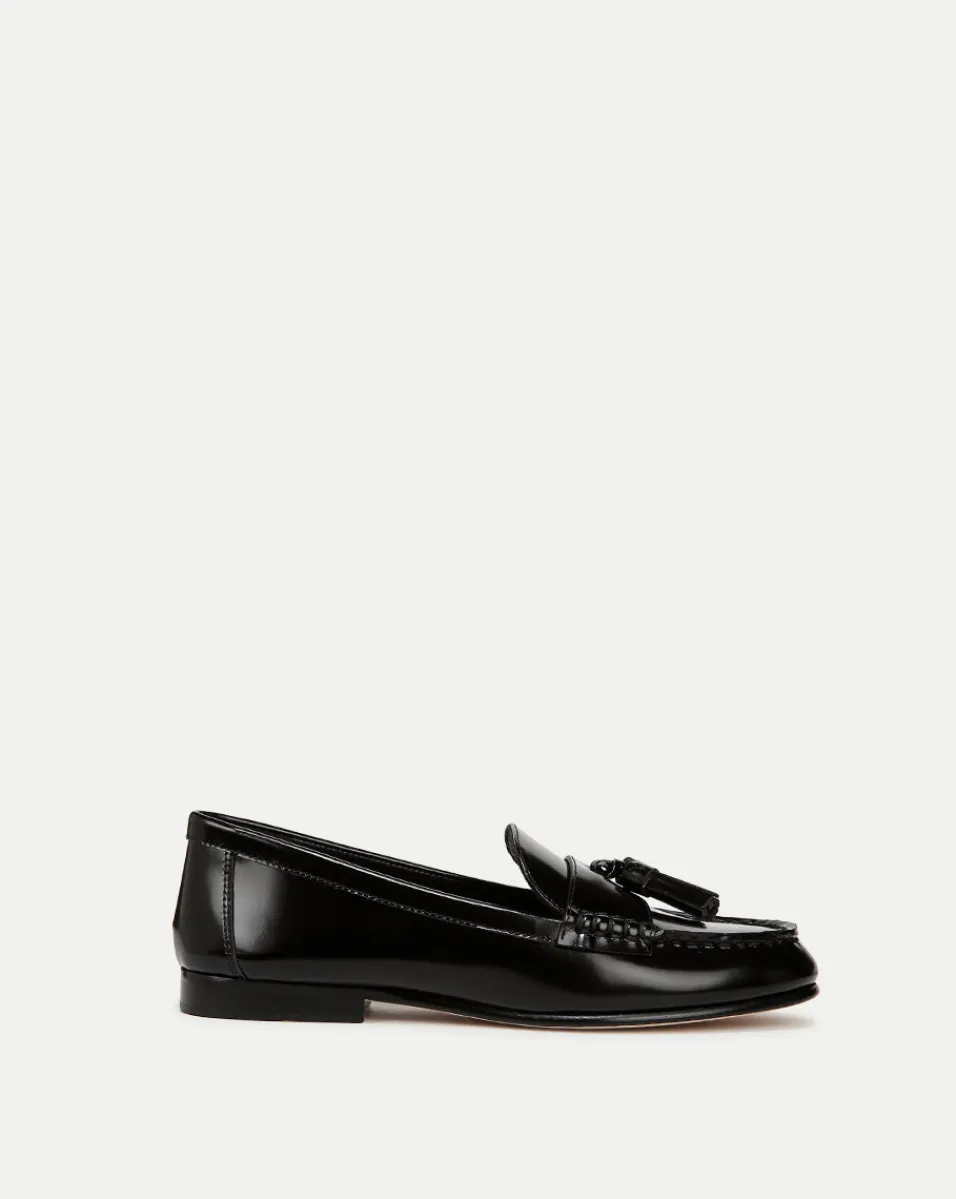 Penny Leather Tassel Loafer in>Veronica Beard Sale