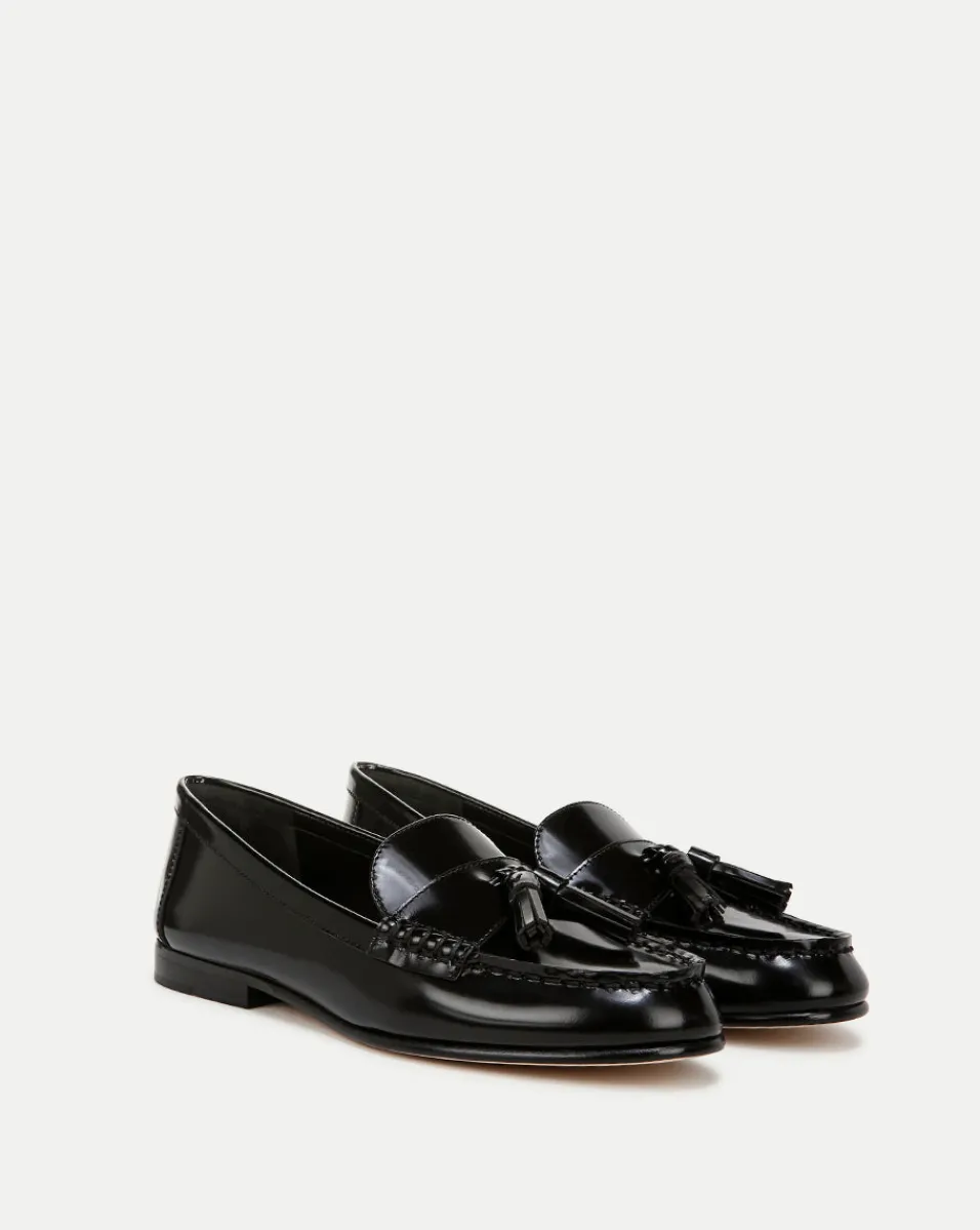 Penny Leather Tassel Loafer in>Veronica Beard Sale
