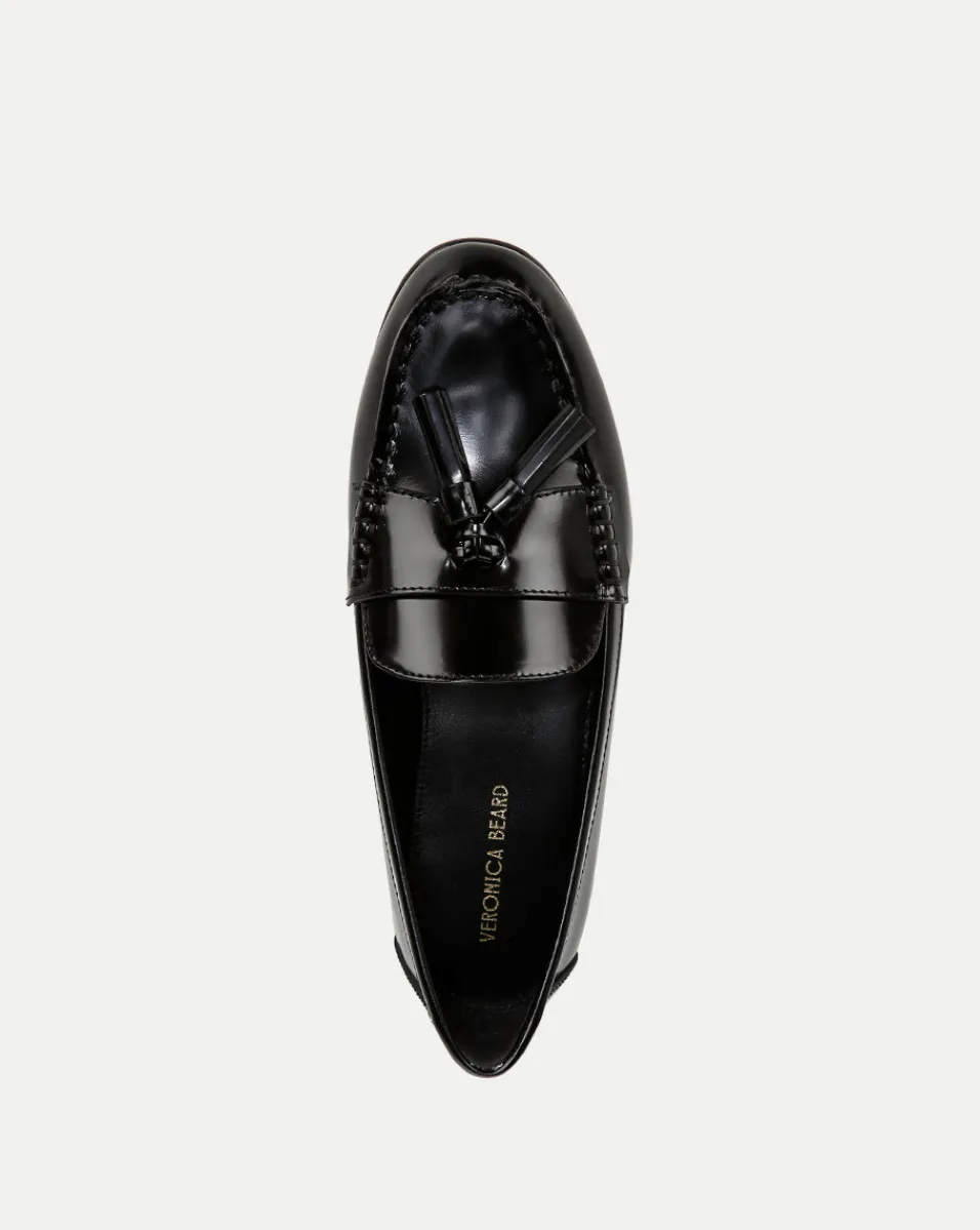Penny Leather Tassel Loafer in>Veronica Beard Sale
