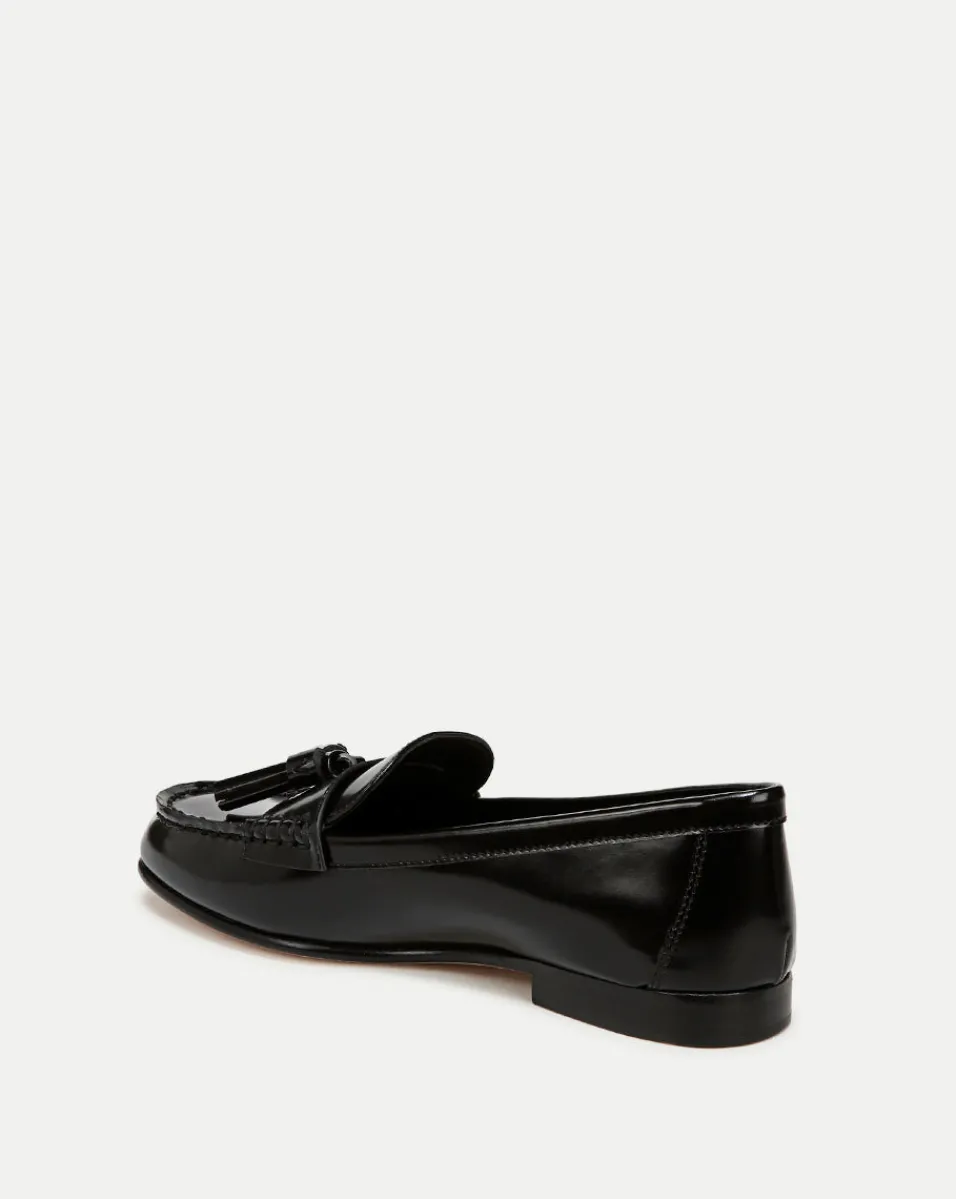 Penny Leather Tassel Loafer in>Veronica Beard Sale