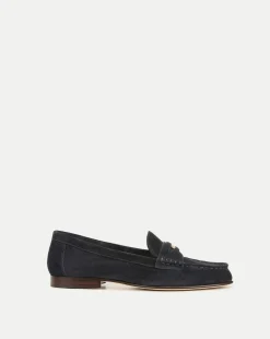 Penny Suede Loafer>Veronica Beard