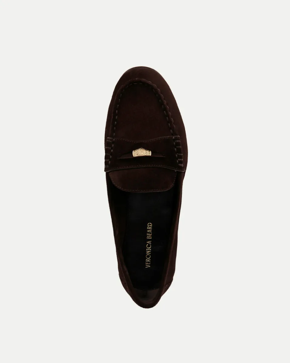 Penny Suede Loafer in>Veronica Beard