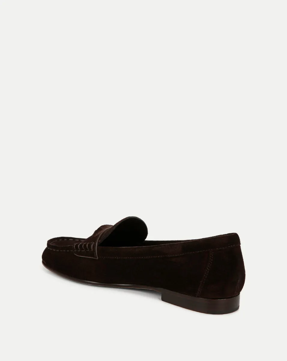 Penny Suede Loafer in>Veronica Beard