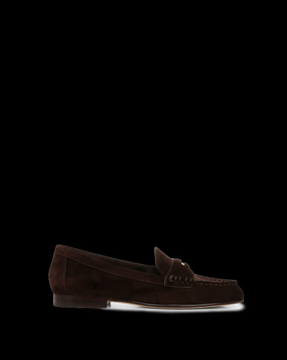 Penny Suede Loafer in>Veronica Beard