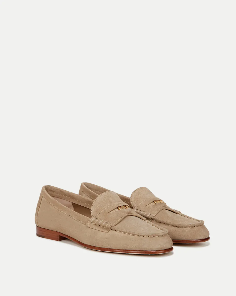 Penny Suede Loafer in>Veronica Beard