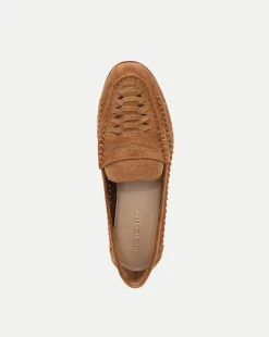 Penny Woven Suede Loafer><noscript><img width=